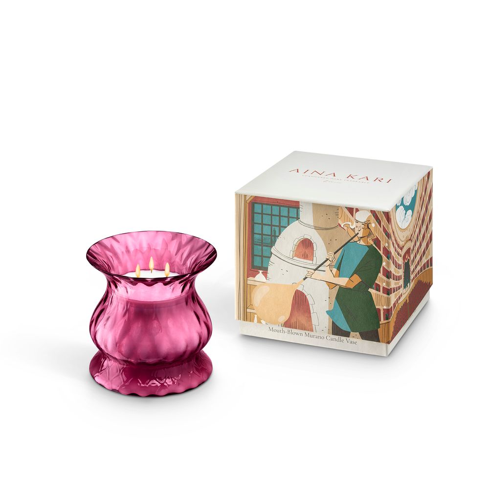 Art glass - RUBY TULIP - DO NOT USE 2