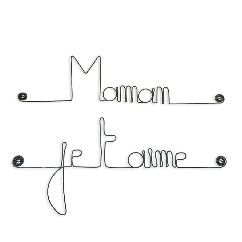Autres décorations murales - Cadeau Fête des mères " Maman je t'aime " - L'ATELIER DES CREATEURS