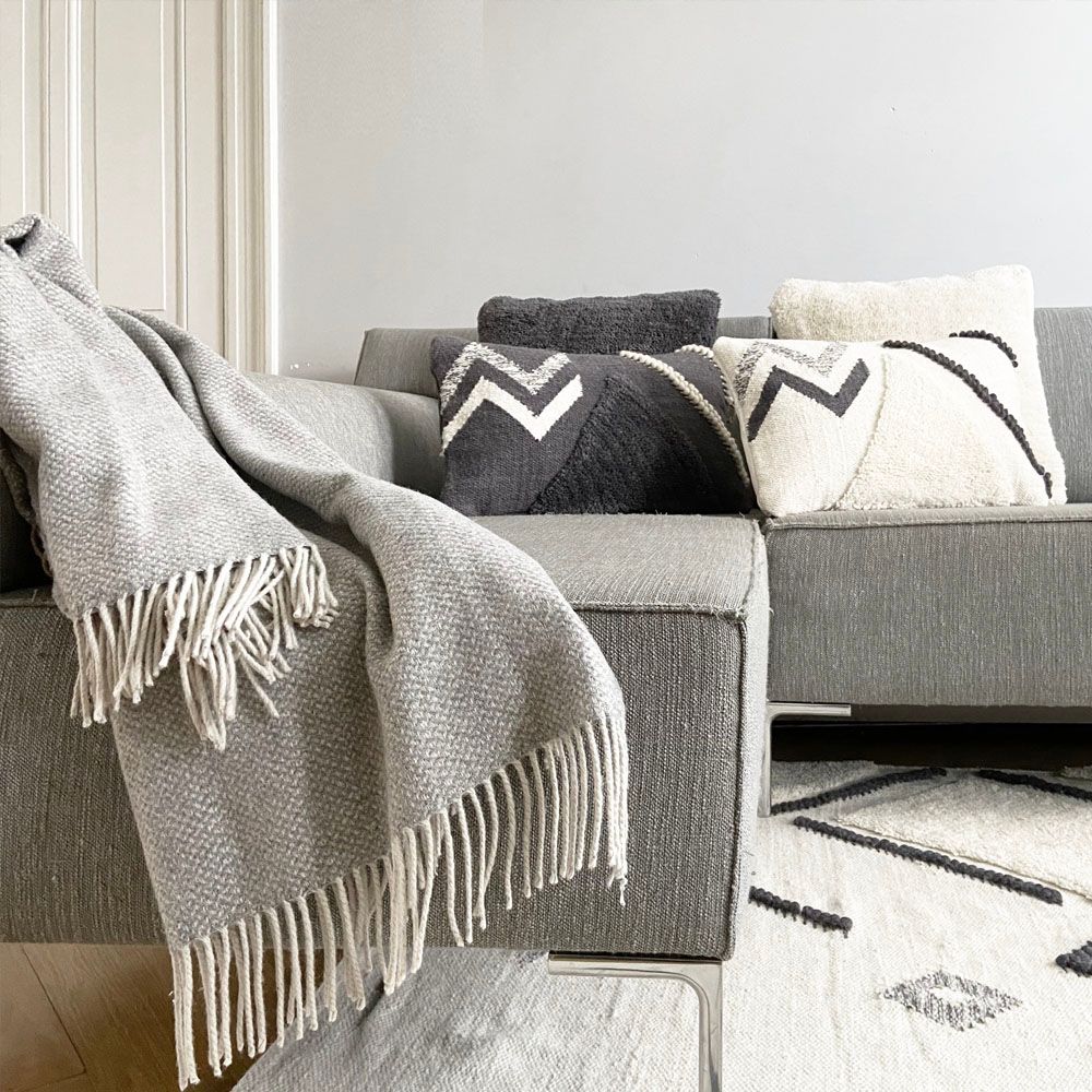 Throw blankets - Recycled cushion throw collection - MALAGOON