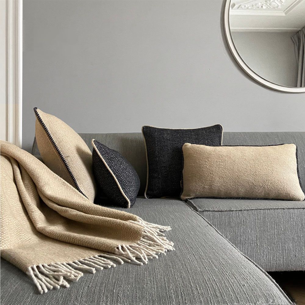 Throw blankets - Recycled cushion throw collection - MALAGOON