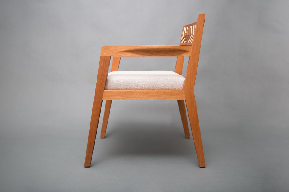 Chairs - Chevron Armchair - TURQUOISE MOUNTAIN