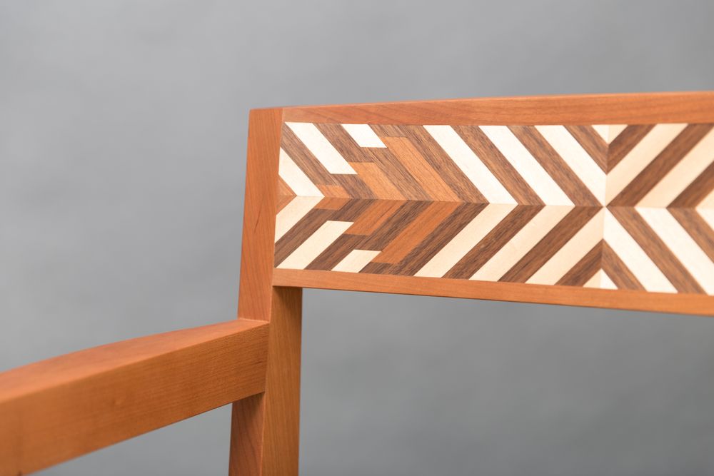 Chairs - Chevron Armchair - TURQUOISE MOUNTAIN