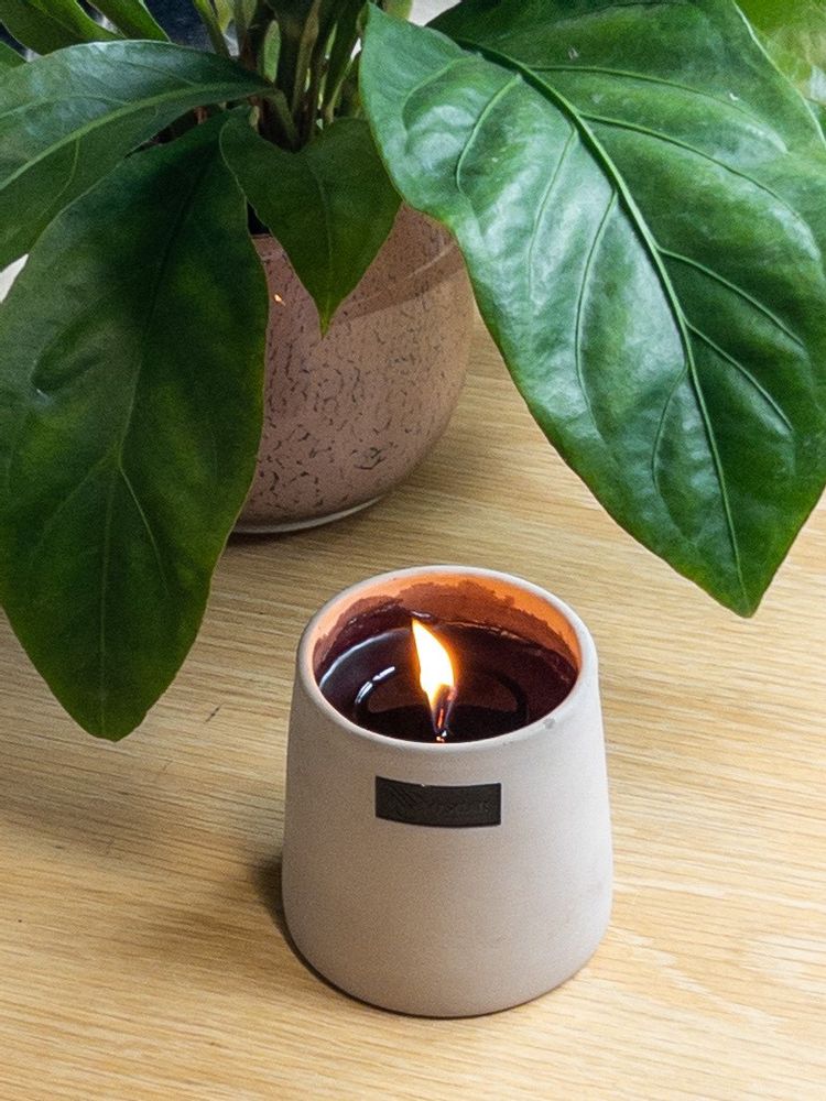 Home fragrances - Ceramic Shanti Candle - OSCAR LUXURY CANDLES