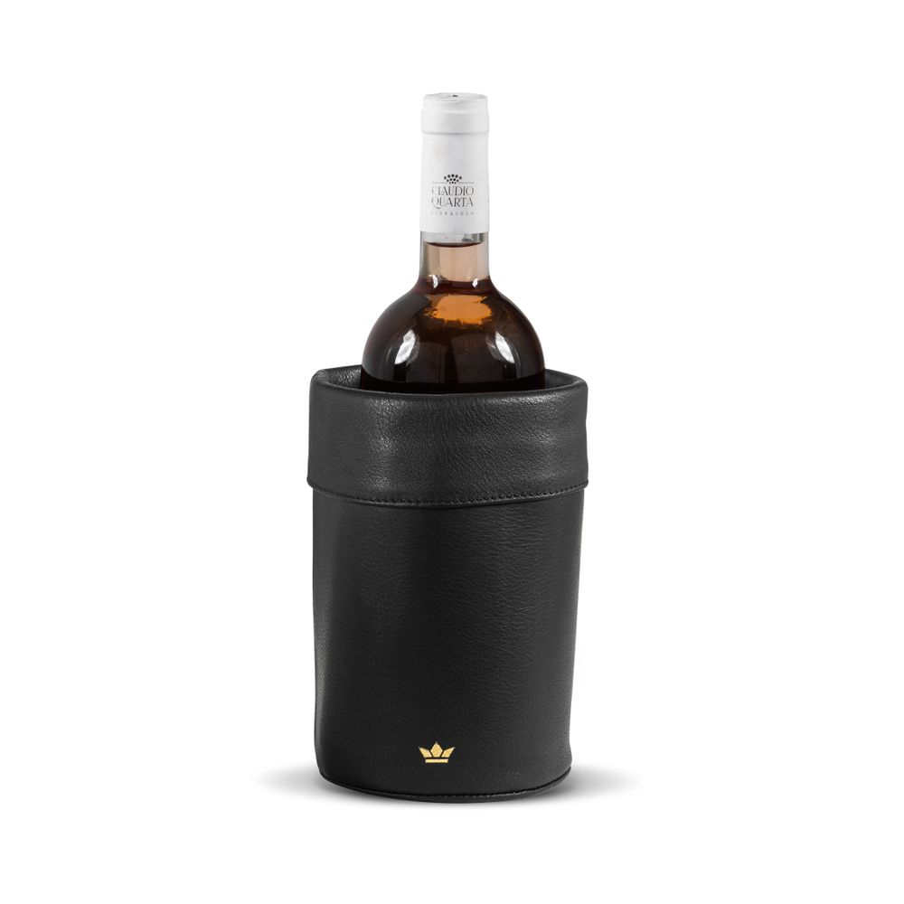 Gifts - Wine cooler - full grain leather - DUTCHDELUXES INTERNATIONAL BV