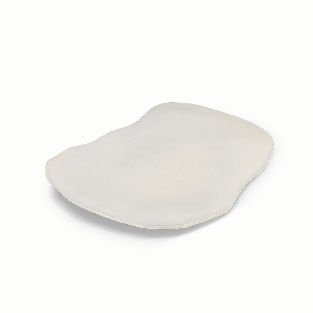 Formal plates - Board Plate Ceramic, Extra Large - White - DUTCHDELUXES INTERNATIONAL BV