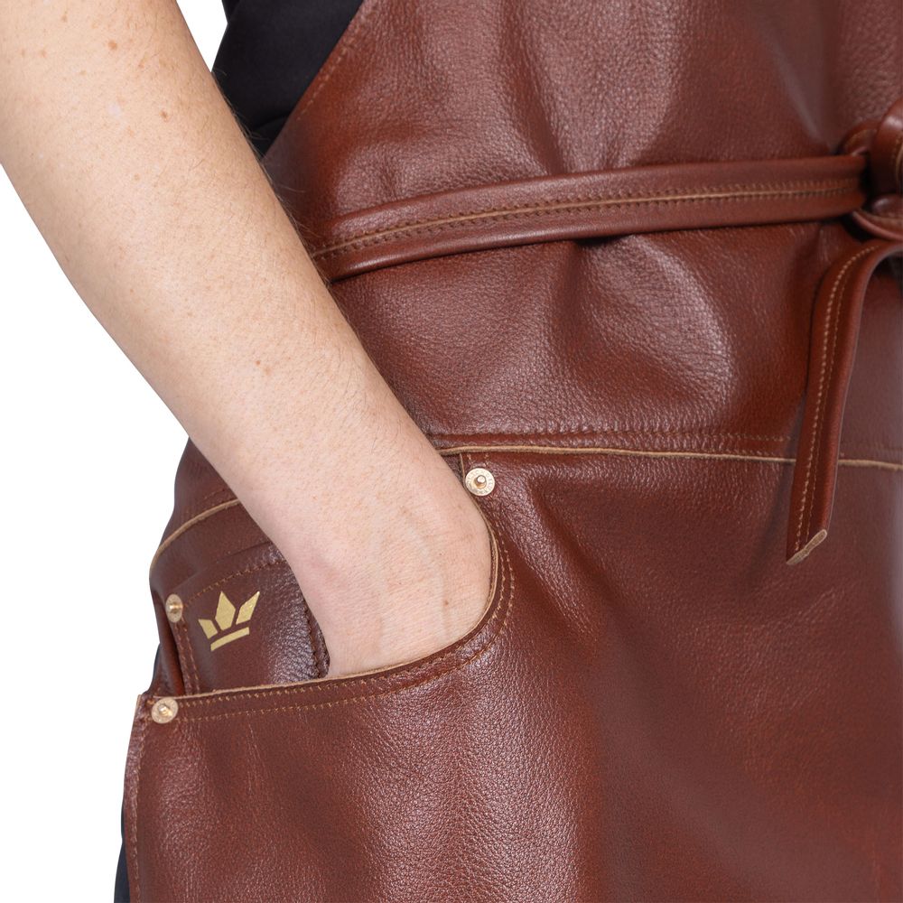 Aprons - Five pockets apron - Full grain leather - DUTCHDELUXES INTERNATIONAL BV