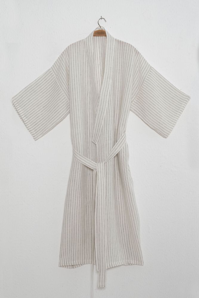 Homewear - Nymph Linen Robe - KIMISOO
