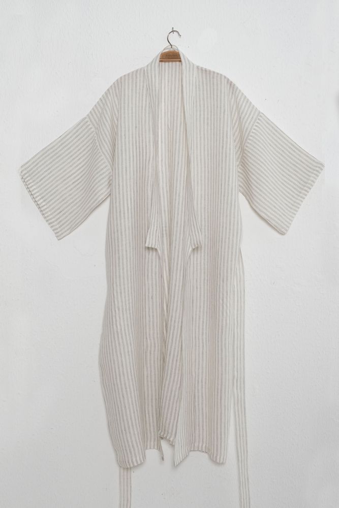 Homewear - Nymph Linen Robe - KIMISOO