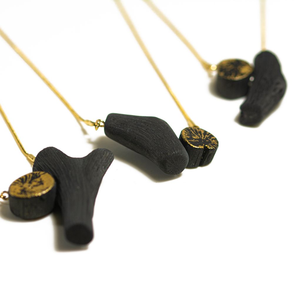 Bijoux - FUTATSU-KIN /PALLA Collier - CHARCOAL ESKIMEÏT