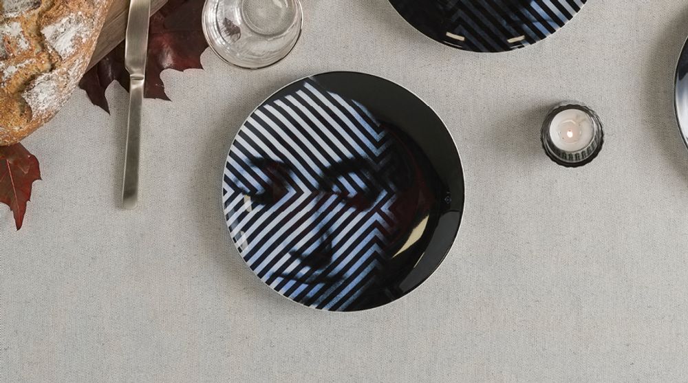 Formal plates - 4 Porcelain plates - Osorio - IBRIDE