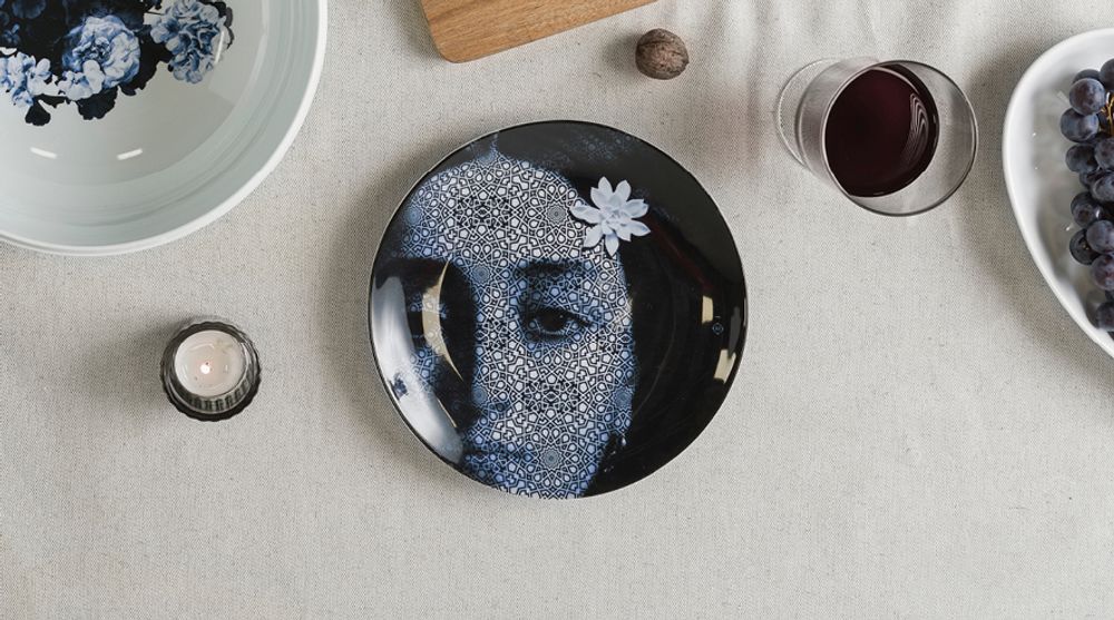 Formal plates - 4 Porcelain plates - Osorio - IBRIDE