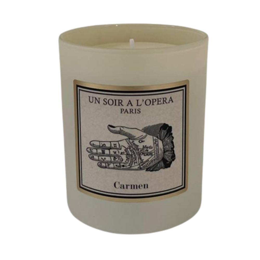 Objets de décoration - CARMEN - BOUGIE PARFUMÉE CIRE 100 % VÉGÉTALE - IVOIRE - UN SOIR A L'OPERA