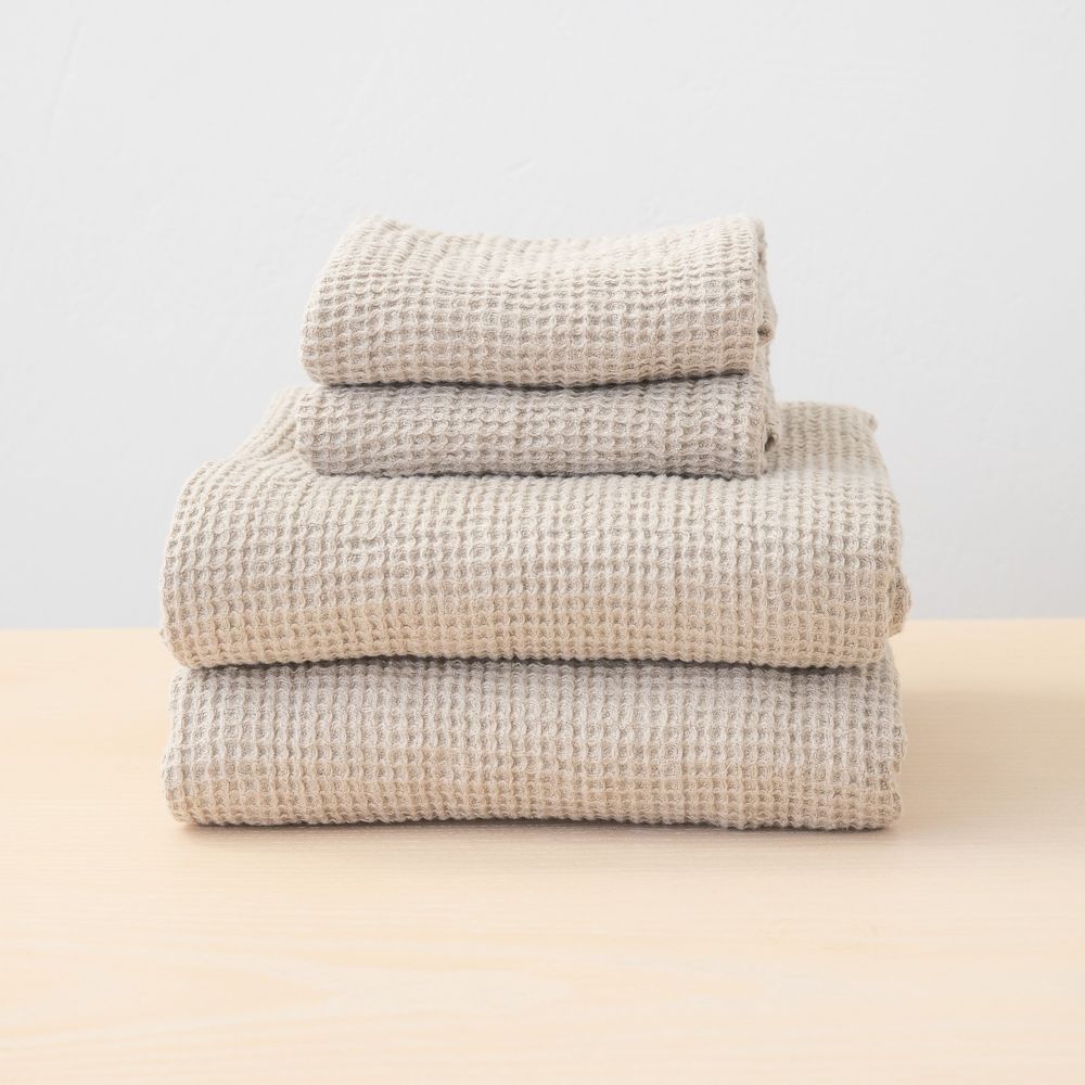 Serviettes de bain - Set de draps de bain en lin big - LINENME