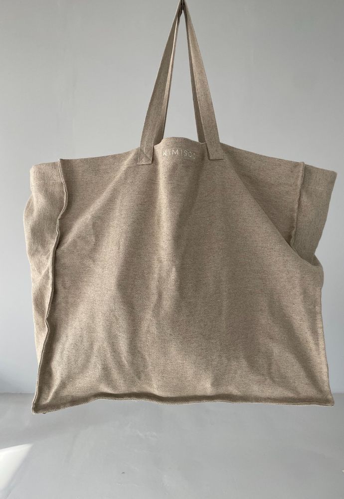 Sacs et cabas - Sac shopping fourre-tout en lin Bios - KIMISOO