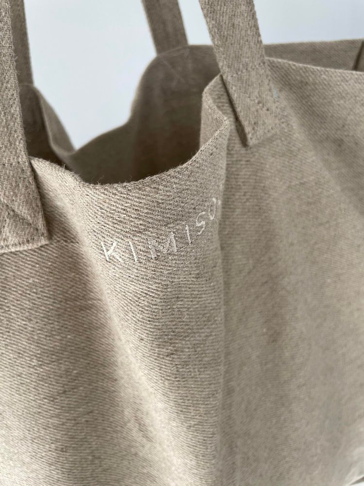 Sacs et cabas - Sac shopping fourre-tout en lin Bios - KIMISOO