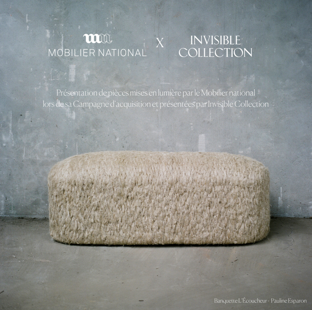 Méridiennes - La Banquette L’Écoucheur - INVISIBLE COLLECTION X MOBILIER NATIONAL CHEZ FÉAU BOISERIES