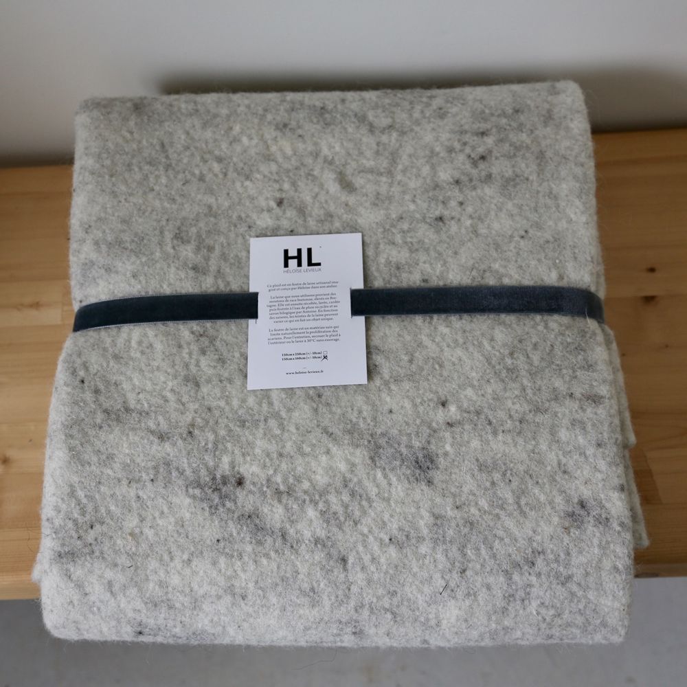Gifts - Wool felt blanket - HL- HELOISE LEVIEUX