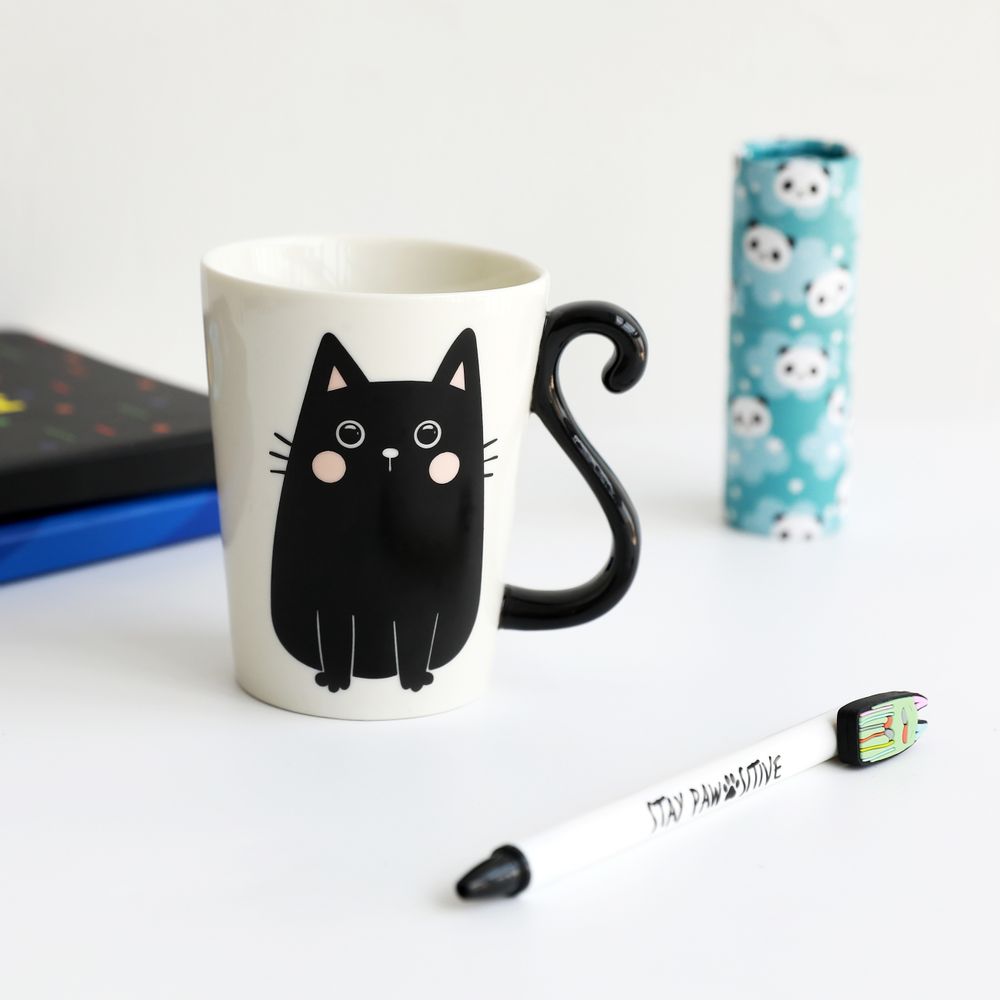 Kids accessories - Cats ceramic mugs - I-TOTAL