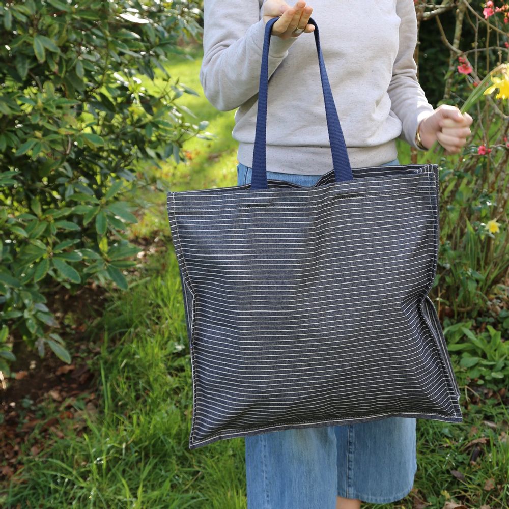 Sacs et cabas - Grand tote bag "Fofo" en denim - HL- HELOISE LEVIEUX