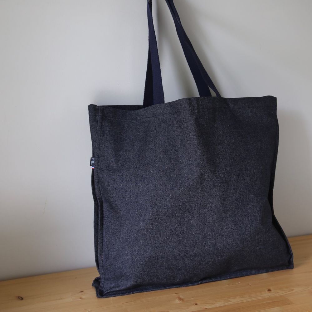 Sacs et cabas - Grand tote bag "Fofo" en denim - HL- HELOISE LEVIEUX