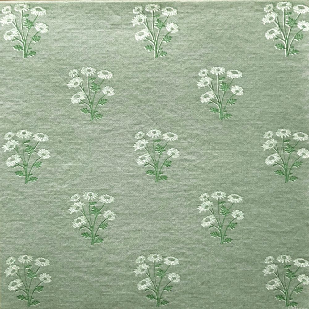 Objets de décoration - Serviette Prairie vert - FRANÇOISE PAVIOT