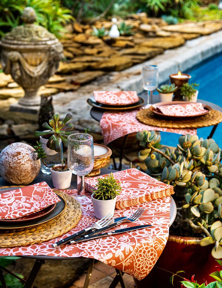 Objets de décoration - Moucharabieh terracotta - FRANÇOISE PAVIOT