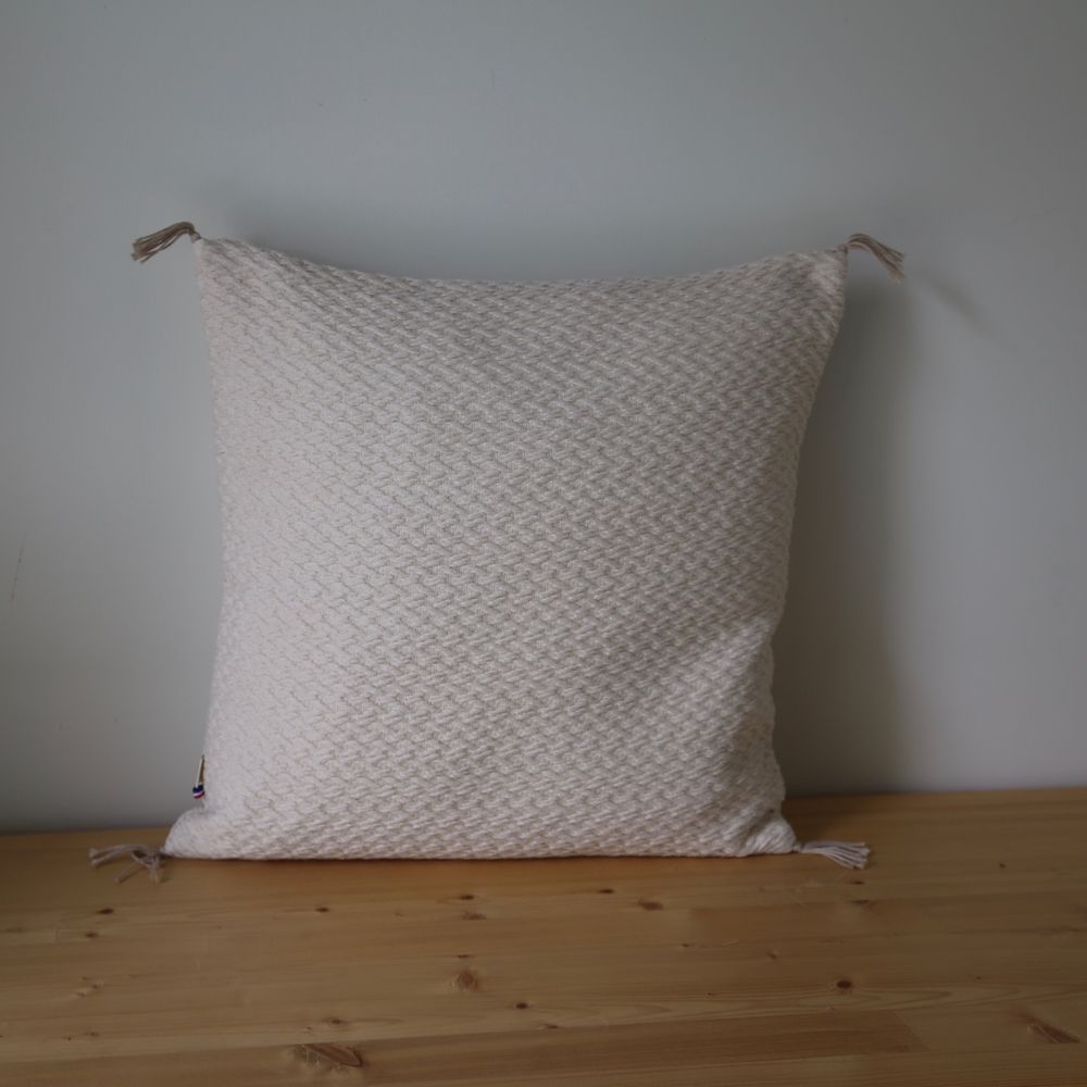 Homewear - Green footprint cushions - HL- HELOISE LEVIEUX