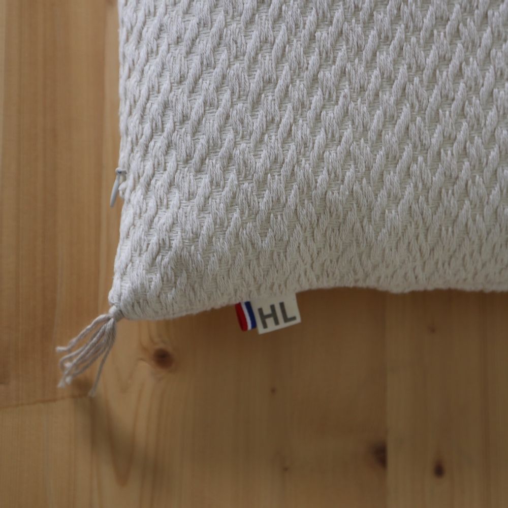 Homewear - Green footprint cushions - HL- HELOISE LEVIEUX