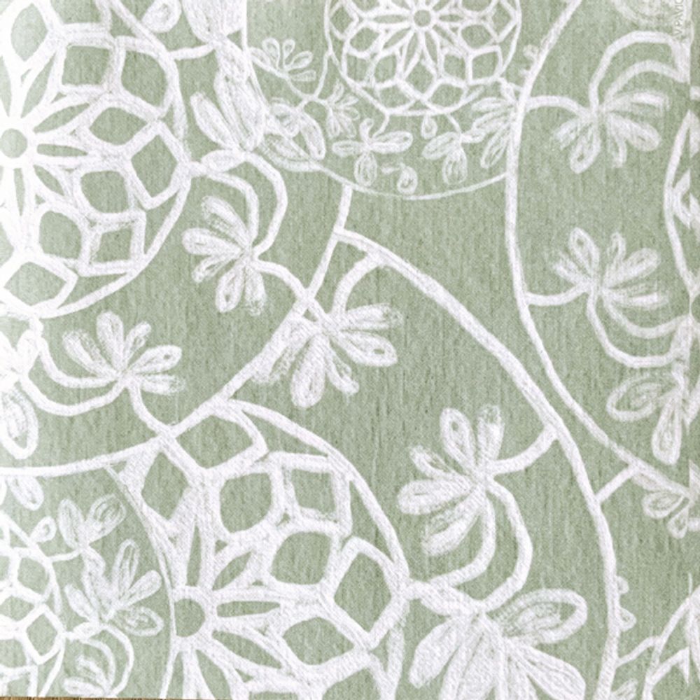 Napkins - Napkin Moucharabieh green - FRANÇOISE PAVIOT