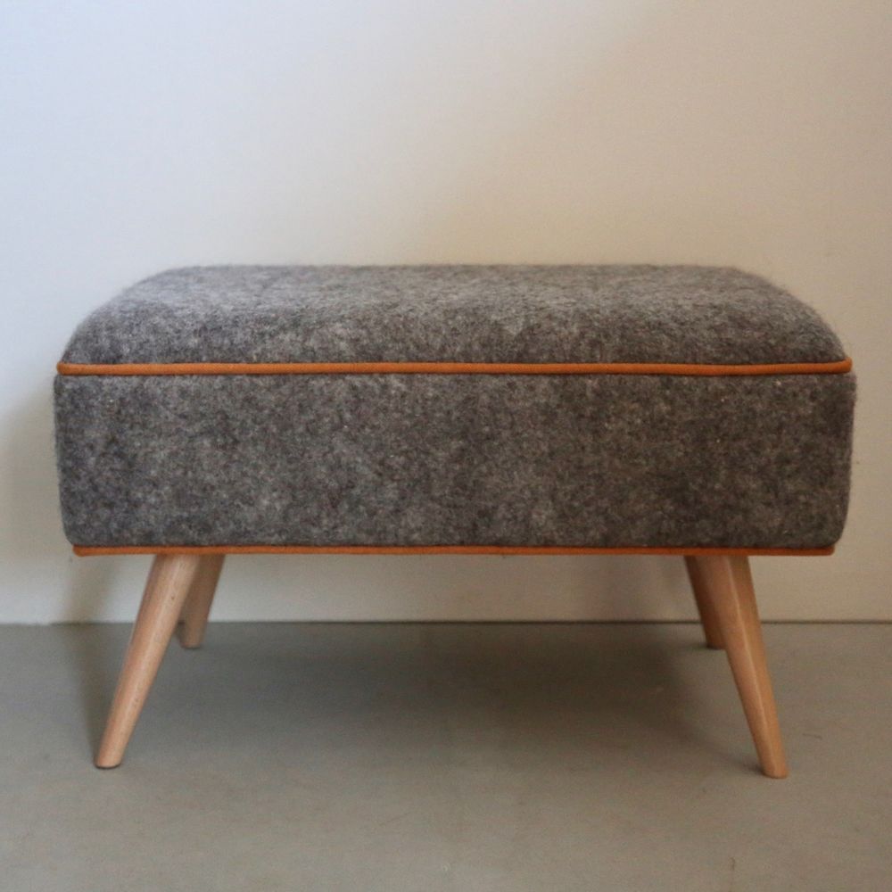 Decorative objects - Ottoman or footstool made of wool felt - HL- HELOISE LEVIEUX