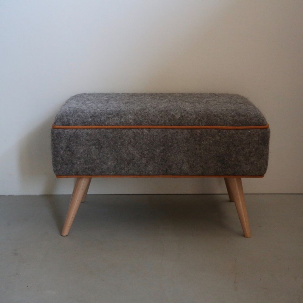 Decorative objects - Ottoman or footstool made of wool felt - HL- HELOISE LEVIEUX