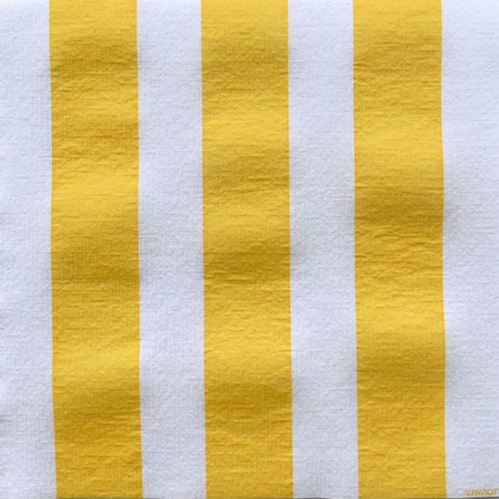 Decorative objects - Napkin blue stripe - FRANÇOISE PAVIOT