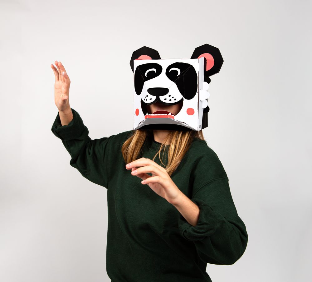 Papeterie - 3D MASQUE - PANDA - OMY
