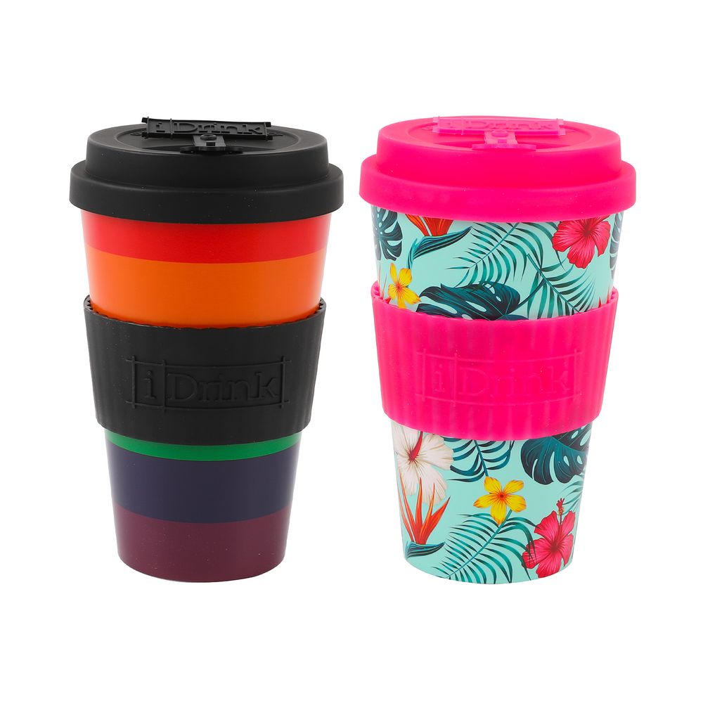 Tasses et mugs - Gobelet R-PET 435 ml COLLECTION (MIX 2) - I-DRINK