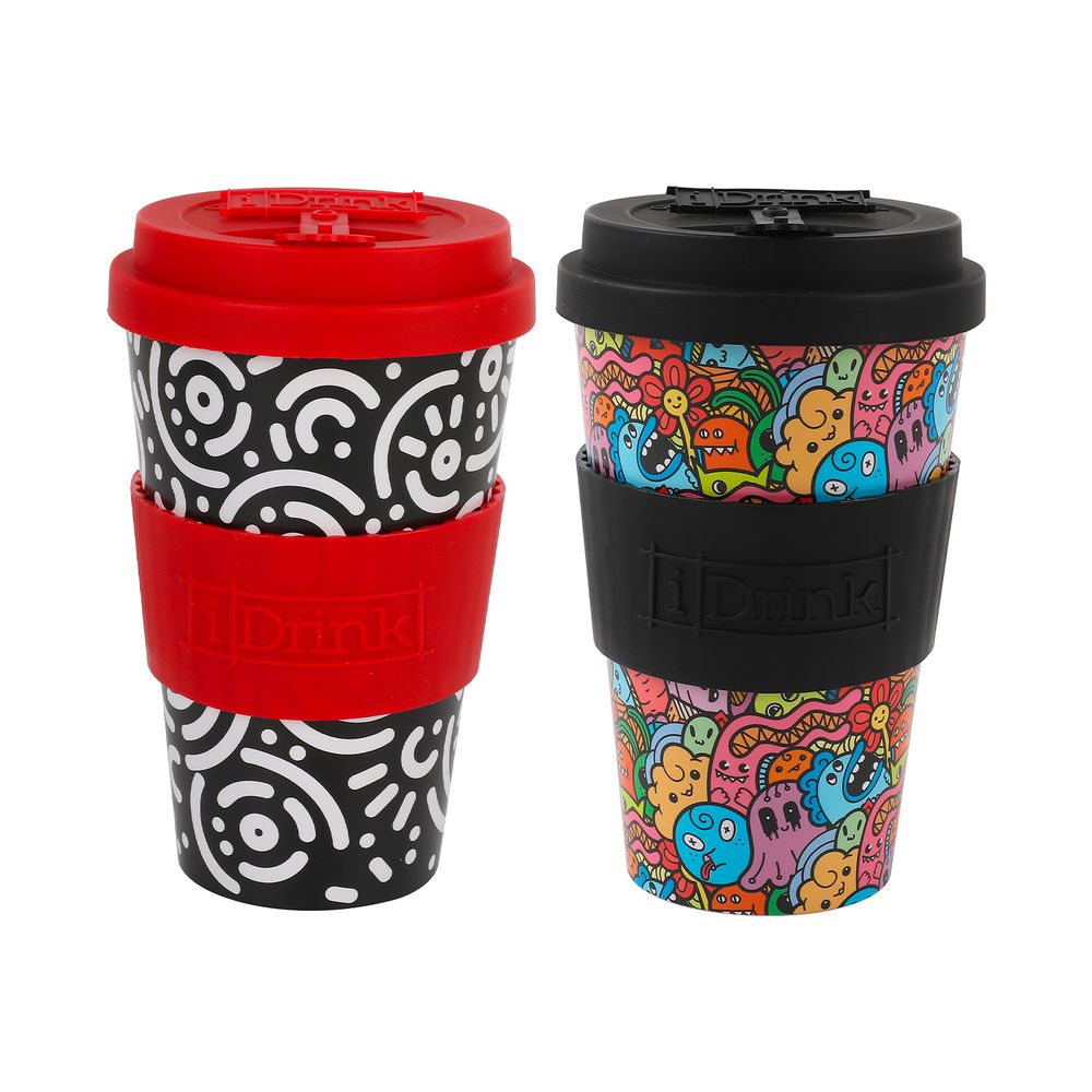 Tasses et mugs - R-PET Cup 435ml (MIX 1) - I-DRINK