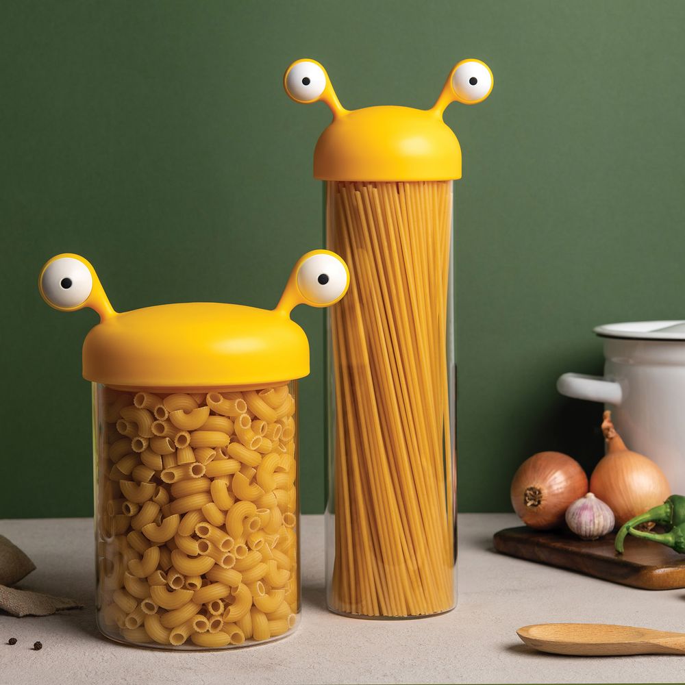Couverts & ustensiles de cuisine - MONSTER :Bocaux, marque page - couvert à spaghettis & passoire - PA DESIGN