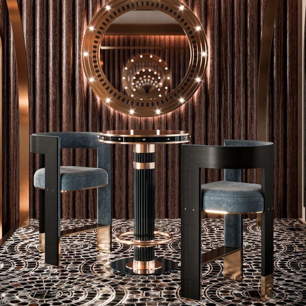 Chairs - Brooklyn Bar Chair - PORUS STUDIO