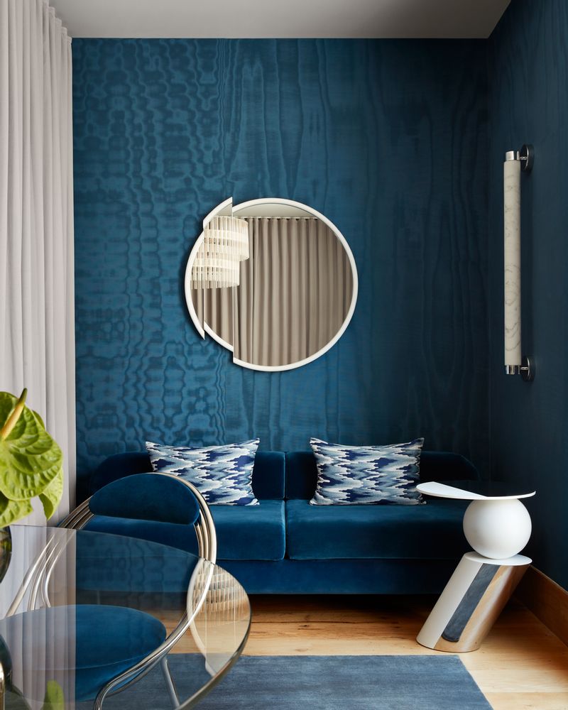 Small sofas - Split Mirror Round - LEE BROOM