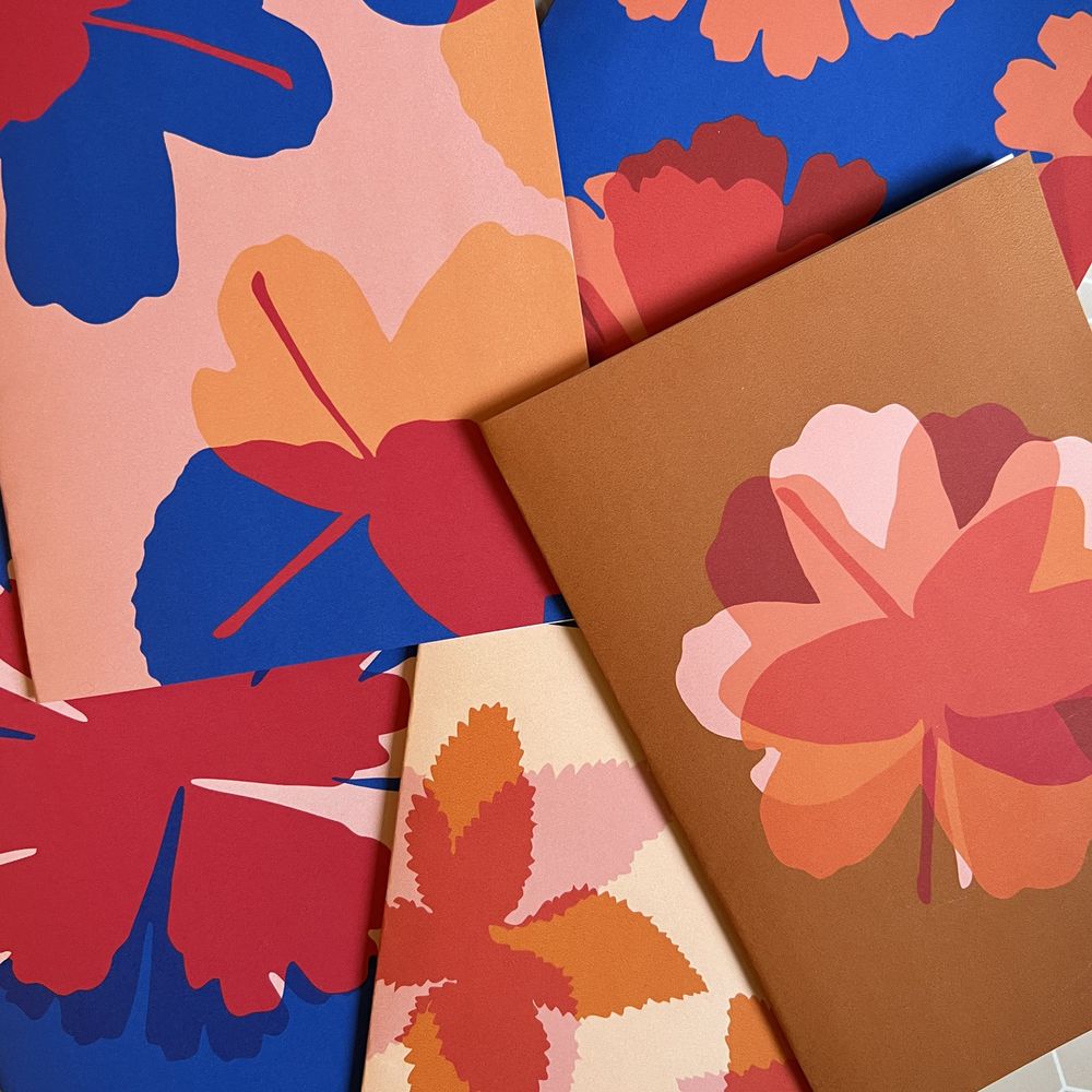 Card shop - A5 Notebooks - Forest Floor - NEW - COMMON MODERN