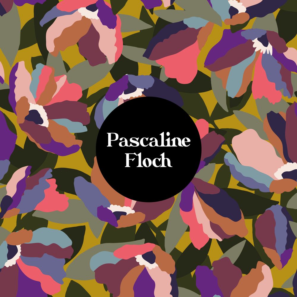Textile and surface design - MOTIF FLORAL - PASCALINE FLOCH