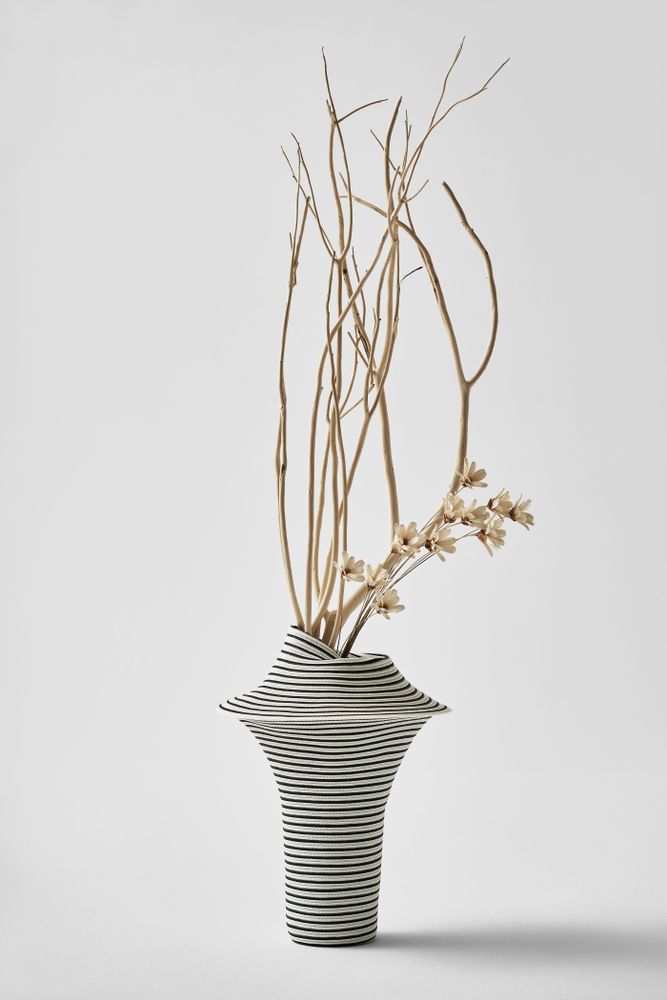 Décorations florales - stripe stripe / art object and vase - MOBJE