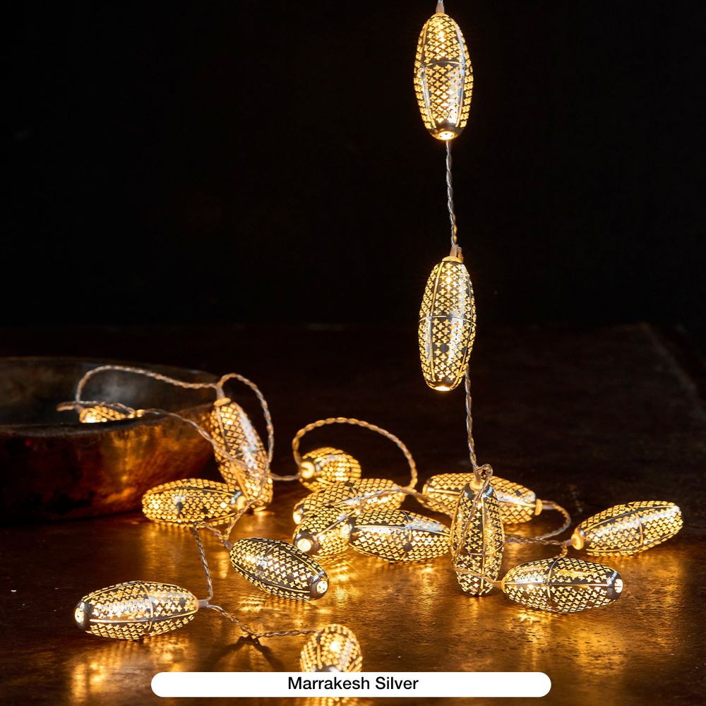 Outdoor hanging lights - Marrakesh String Light - LIGHT STYLE LONDON