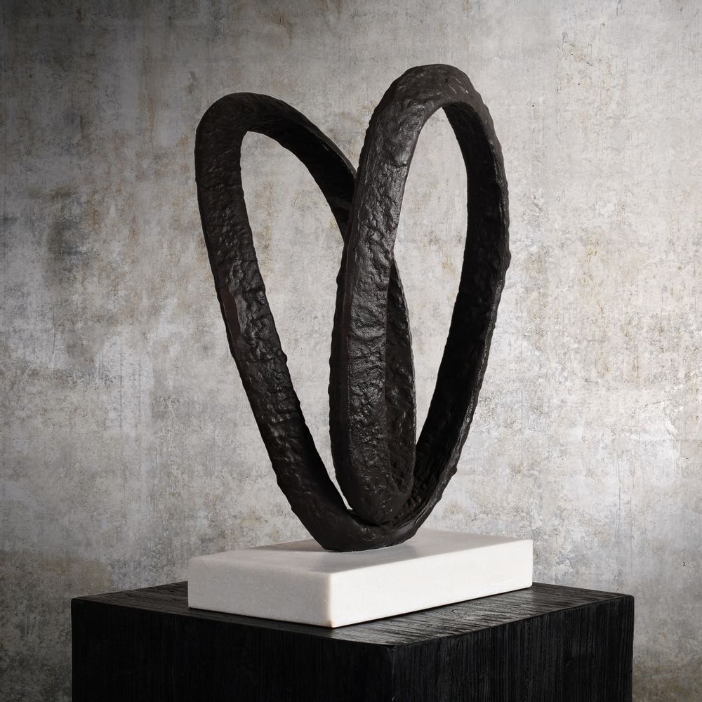 Objets de décoration - Sculpture Ruban - noire - UPAGURU / ATELIERS C&S DAVOY