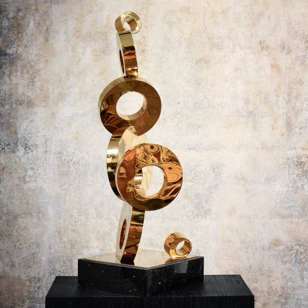 Decorative objects - Contemporary Golden Sculpture - UPAGURU / ATELIERS C&S DAVOY