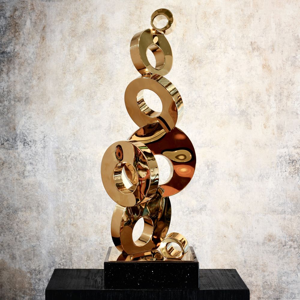 Decorative objects - Contemporary Golden Sculpture - UPAGURU / ATELIERS C&S DAVOY