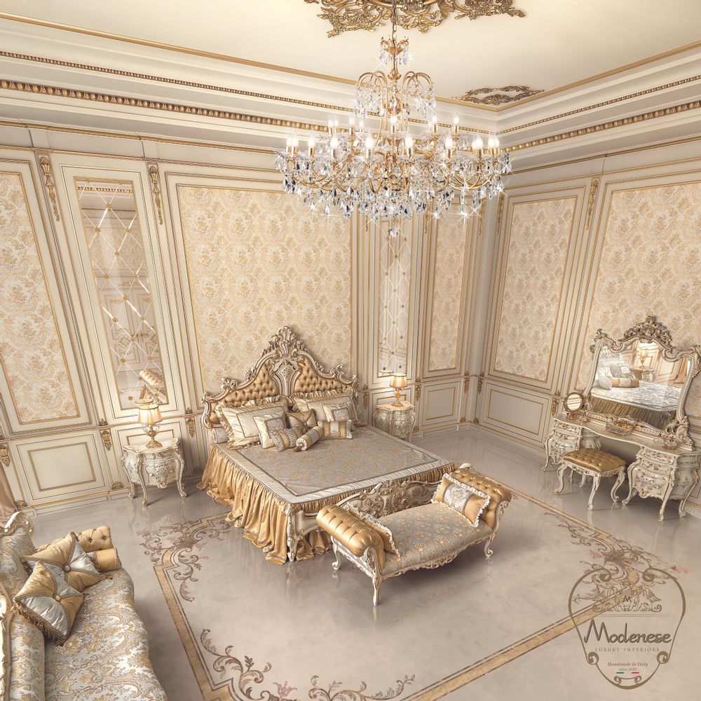 Linge de lit - Nos Lits Classiques de Luxe - MODENESE LUXURY FURNITURE