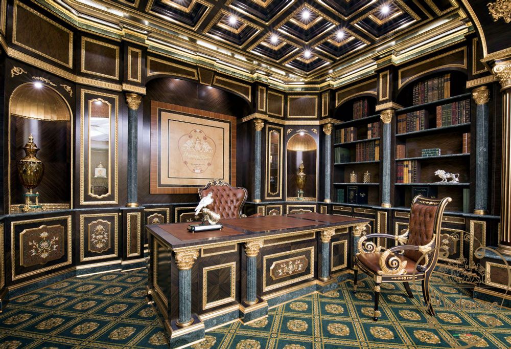 Secrétaires  - Propositions de Design d'Intérieur de Bureau - MODENESE LUXURY FURNITURE