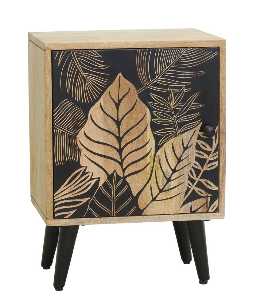 Tables de nuit - Table de nuit TROPICA en bois de manguier - AUBRY GASPARD