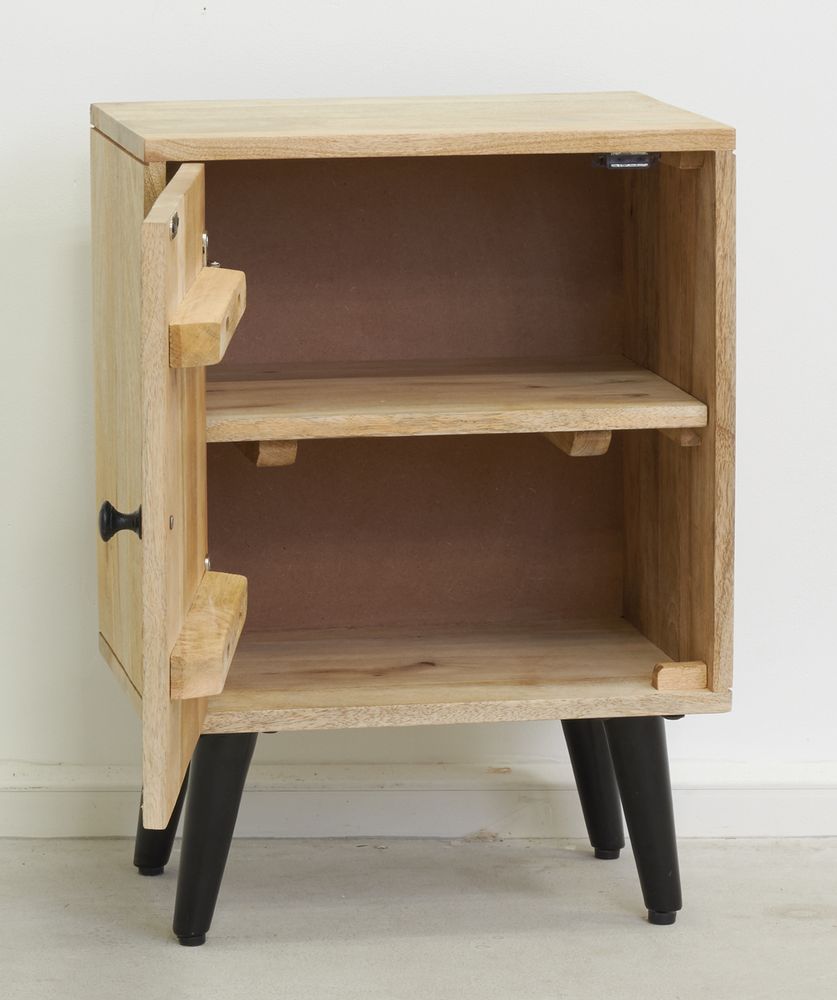 Tables de nuit - Table de nuit TROPICA en bois de manguier - AUBRY GASPARD