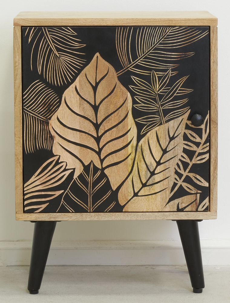 Tables de nuit - Table de nuit TROPICA en bois de manguier - AUBRY GASPARD